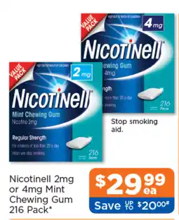 Good Price Pharmacy Nicotinell Mint Chewing Gum offer