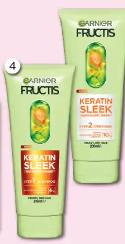 Good Price Pharmacy Garnier Fructis Keratin Sleek Shampoo or Conditioner offer