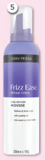 Good Price Pharmacy John Frieda Frizz Ease Dream Curls Curl Reviver Mousse offer