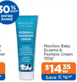 Good Price Pharmacy MooGoo Baby Eczema & Psoriasis Cream offer