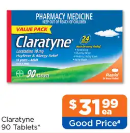 Good Price Pharmacy Claratyne 90 Tablets offer