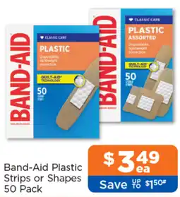 Good Price Pharmacy Band-Aid Plastic Strips or Shapes offer