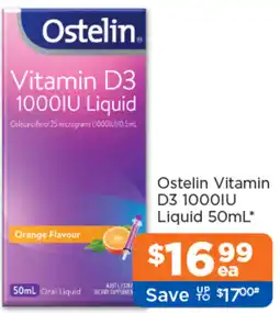 Good Price Pharmacy Ostelin Vitamin D3 1000IU Liquid offer