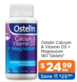 Good Price Pharmacy Ostelin Calcium & Vitamin D3 + Magnesium offer