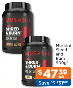 Good Price Pharmacy Musashi Shred and Burn offer