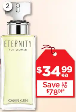 Good Price Pharmacy Calvin Klein Eternity For Women EDP offer