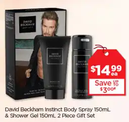 Good Price Pharmacy David Beckham Instinct Body Spray & Shower Gel offer