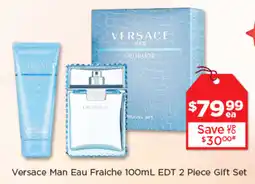 Good Price Pharmacy Versace Man Eau Fraiche 2 Piece Gift Set offer