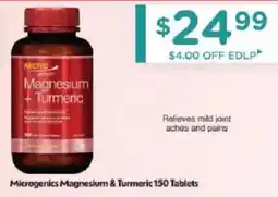 Chemist Warehouse Microgenics Magnesium & Turmeric offer