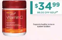 Chemist Warehouse Micro Vitamin C 1000 Non Acidic offer