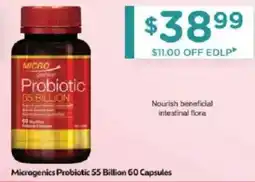 Chemist Warehouse Microgenics Probiotic 55 Billion offer