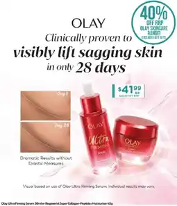 Chemist Warehouse Olay Ultra Firming Serum offer