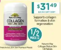 Chemist Warehouse Nature's Way Collagen Mature Skin offer
