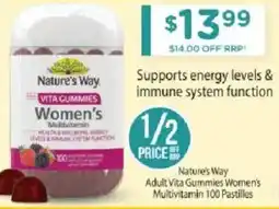 Chemist Warehouse Nature's Way Adult Vita Gummies Women's Multivitamin offer