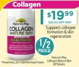 Chemist Warehouse Nature's Way Collagen Mature Skin offer