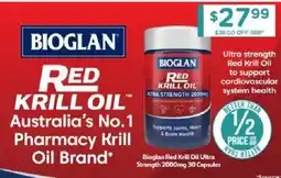 Chemist Warehouse Bioglan Red Krill Oil Ultra Strength offer