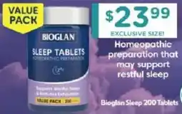 Chemist Warehouse Bioglan Sleep Tablets offer