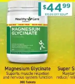 Chemist Warehouse Healthy Care Magnesium Glycinate offer