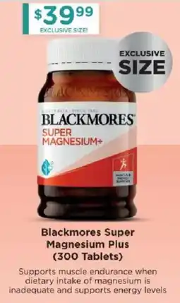 Chemist Warehouse Blackmores Super Magnesium Plus offer