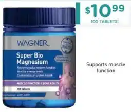 Chemist Warehouse Wagner Super Bio Magnesium offer