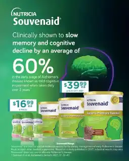 Chemist Warehouse Nutricia Souvenaid offer