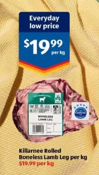 Killarney Rolled Boneless Lamb Leg