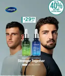 Chemist Warehouse Cetaphil Advanced Defence AM Serum or Repair & Renew PM Serum offer