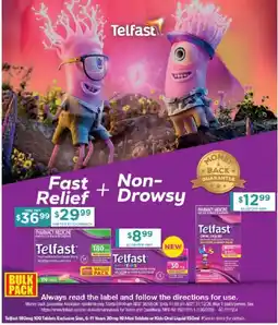 Chemist Warehouse Telfast 180mg 100 Tablets offer