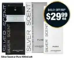 Chemist Warehouse Silver Scent or Pure edt offer