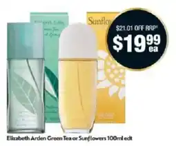 Chemist Warehouse Elizabeth Arden Green Tea or Sunflowers offer