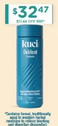 Chemist Warehouse Kucii Debloat Probiotic offer