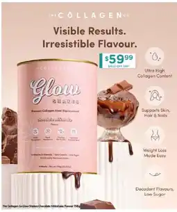 Chemist Warehouse The Collagen Co Glow Shakes Chocolate Milkshake Flavour offer