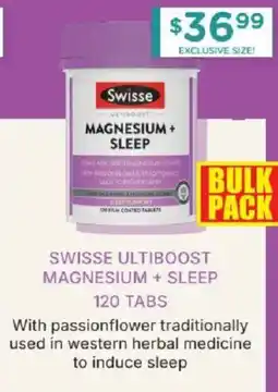 Chemist Warehouse Swisse Ultiboost Magnesium + Sleep offer