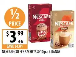 Supabarn Nescafe coffee sachets offer