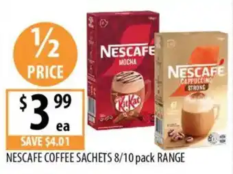 Nescafe coffee sachets