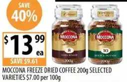 Supabarn Moccona Freeze Dried Coffee Selected Varieties offer