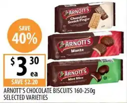 Supabarn Arnott's Chocolate Biscuits offer