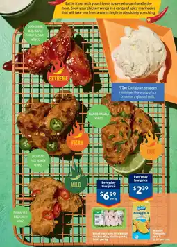 ALDI Broad Oak Farms Free Range Chicken Wing Nibbles offer
