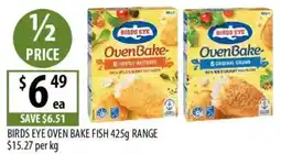 Supabarn Birds Eye Oven Bake Fish offer