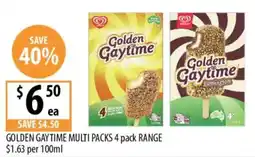 Supabarn Golden Gaytime Multi Packs offer