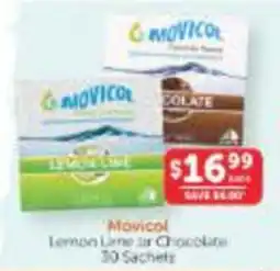 WHOLELIFE Movicol Lemon Lime or Chocolate offer