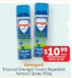 WHOLELIFE Aerogard Tropical Strength insect Repellent Aerosol Spray offer