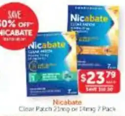 WHOLELIFE Nicabate Clear Patch offer