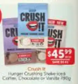 WHOLELIFE Crush It Hunger Crushing Shake Iced Coffee offer