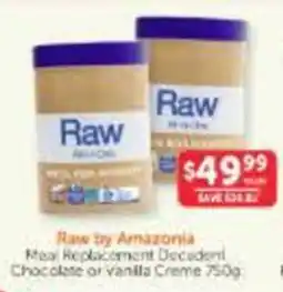 WHOLELIFE Raw by Amazonia Meal Replacement Decident offer