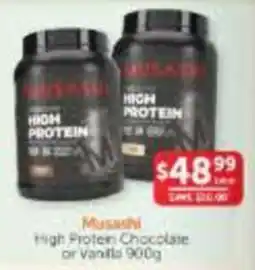 WHOLELIFE Musashi High Protein offer