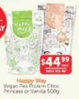 WHOLELIFE Happy Way Vegan Pea Protein offer