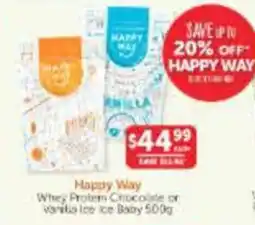 WHOLELIFE Happy Way Whey Protein offer