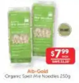 WHOLELIFE Alb-Gold Organic Spelt Mie Noodles offer