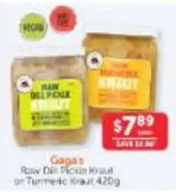 WHOLELIFE Gaga's Raw Dill Pickle Kraut offer